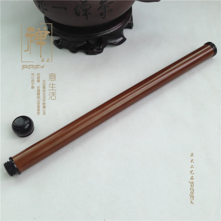 Select the old red bar inlaid ebony screw long cylinder tube horizontal barrel incense incense incense incense box wholesale