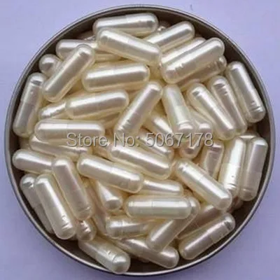 

0# 1,000pcs Capsules Silver Colour Empty Gelatin Capsule(seperated capsule),Refillable Capsules