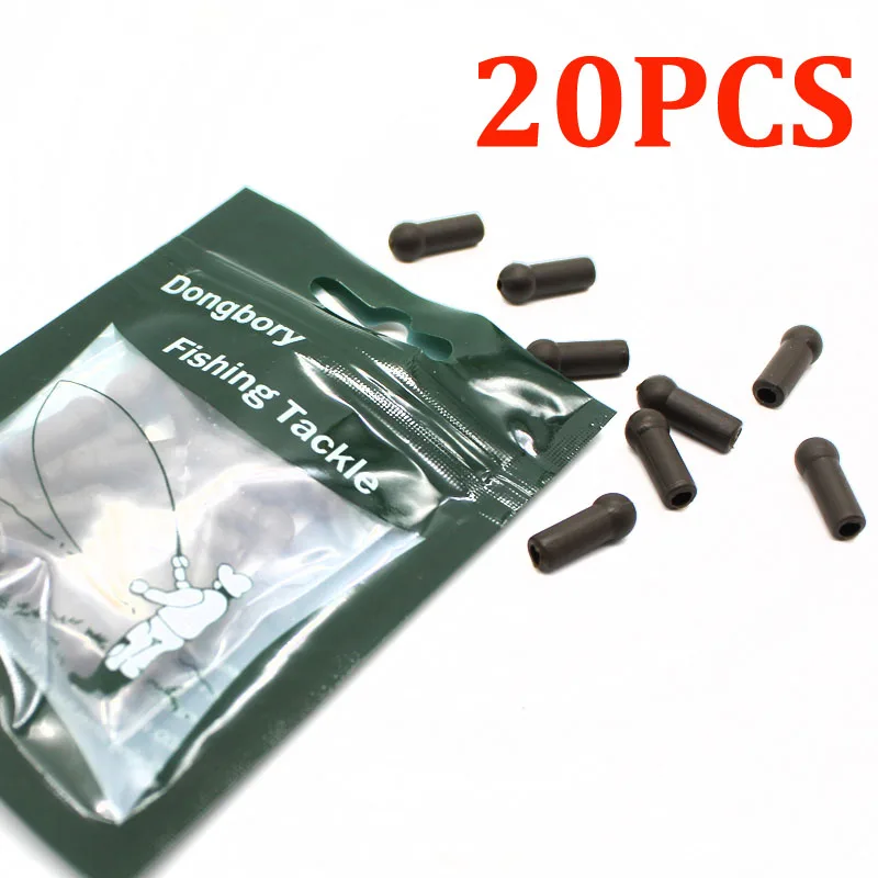 20PCS Puffer Perlen Runde Kopf für Hubschrauber Rig Chod Lauf Rig Karpfen Brassen Schleier Barbel Hecht Grob Angeln Zubehör