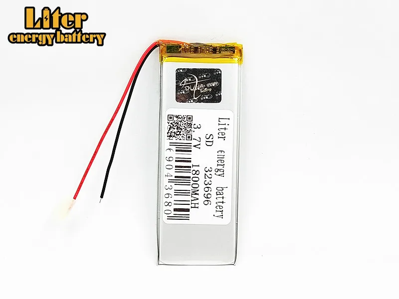 323696 3,7 V 1800mAh Lipo reemplazo de la batería de litio recargable para MP4 mp5 dvd gps cámara digital tableta PC batería externa