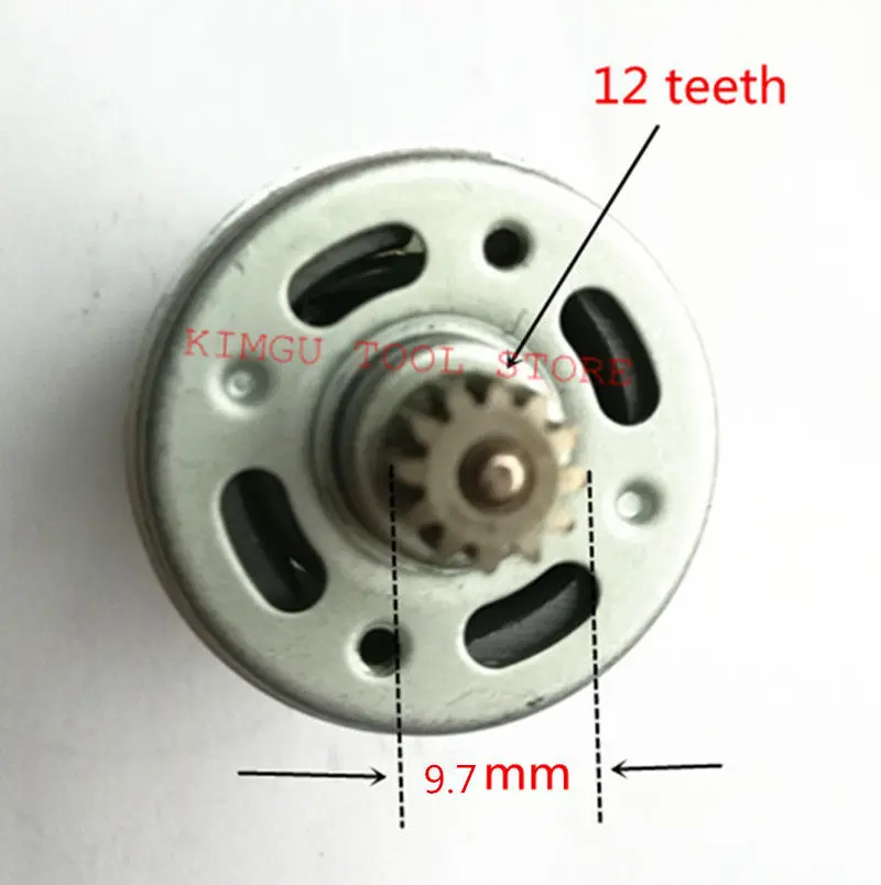 12 Teeth Replacement Motor DC 12V  For  BOSCH 2 609 120 259 GSR12V GSR12-2 GSB12VE-2 GDR12V RS-550PC-8019 Cordless Drill