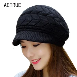 Winter Beanies Knit Women's Hat Winter Hats For Women Ladies Beanie Girls Skullies Caps Bonnet Femme Snapback Wool Warm Hat 2018