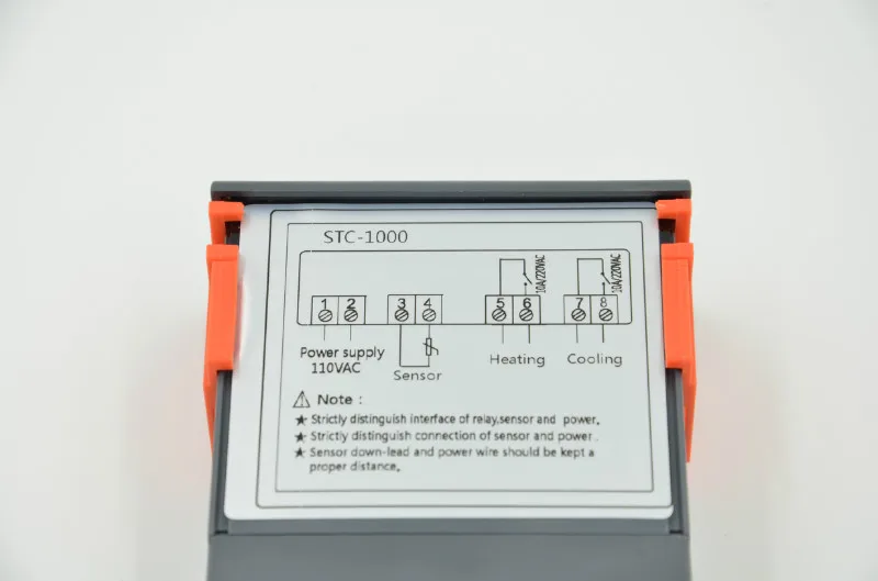 All-Purpose Temperature Controller+ Sensor 2 Relay Output Thermostat Stc-1000 12V 24V 110V 220V