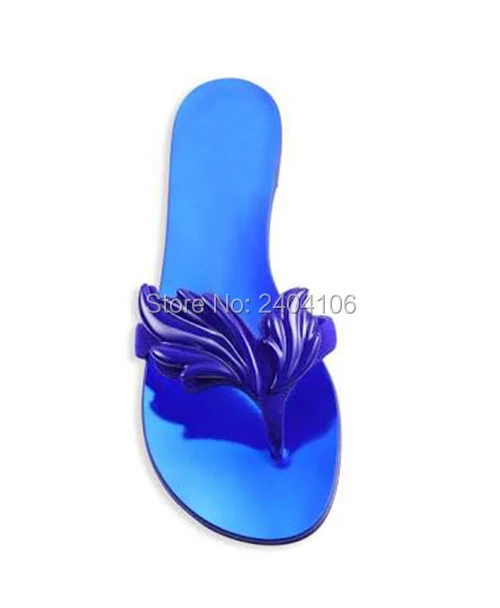 Shooegle Cruel Summer Beach Shoes Angle Wings Flip Flops Ladies Flat Shoes Thong Slide Sandals Women Leaf Slippers Zapatos Mujer