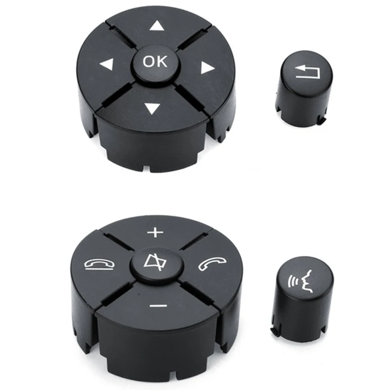 

Левая + правая Автомобильная внутренняя часть рулевого колеса изношенный кнопочный переключатель крышки для Mercedes для Benz W204 W212 C200 E260 E320 Glk260