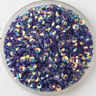 3mm Cup Round Sequin PVC loose Sequins For Party Crafts Paillette Sewing Decoration DIY Accessory Lentejuelas Para Coser 10g