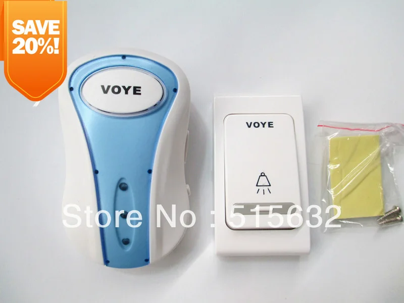 2015 Loud 38 Tunes Songs  Plug-in Type Wireless digital remote control door bell V008B