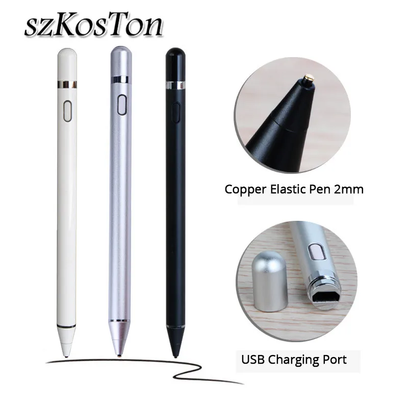 

Touch Pencil For iPhone Samsung Huawei most Capacitive touch screen For Apple Stylus Pencil Pen For iPad 4 Samsung Galaxy S10 S9