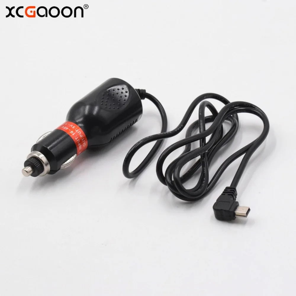 XCGaoon 10 Piece Curved mini USB 5V 1.5A Car Charger for GPS Car DVR Camera Fit 12V 24V Car & Truck Cable 1.2m ( 3.93ft )