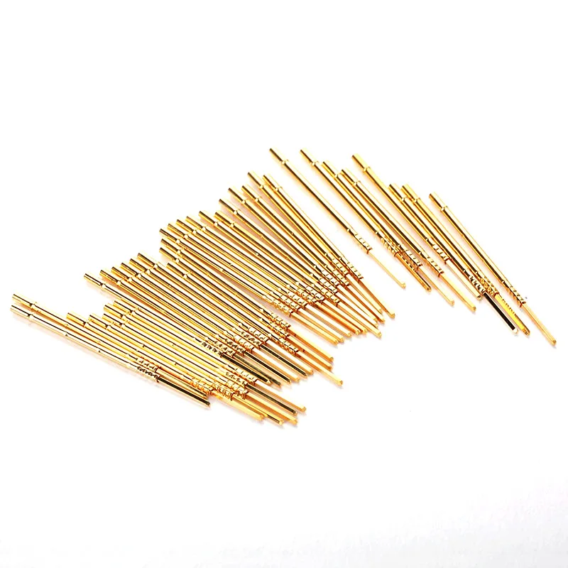 100PCS RM75-3W Test Pin PM75-B1 Receptacle Brass Tube Needle Sleeve Seat Wire-wrap Probe Sleeve 35.8mm Outer Dia 1.32mm