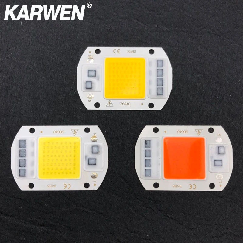 LED Grow COB Chip Phyto Lamp Full Spectrum AC220V 110V 10W 20W 30W 50W For Indoor Plant Seedling Grow and Flower Growth Fitolamp