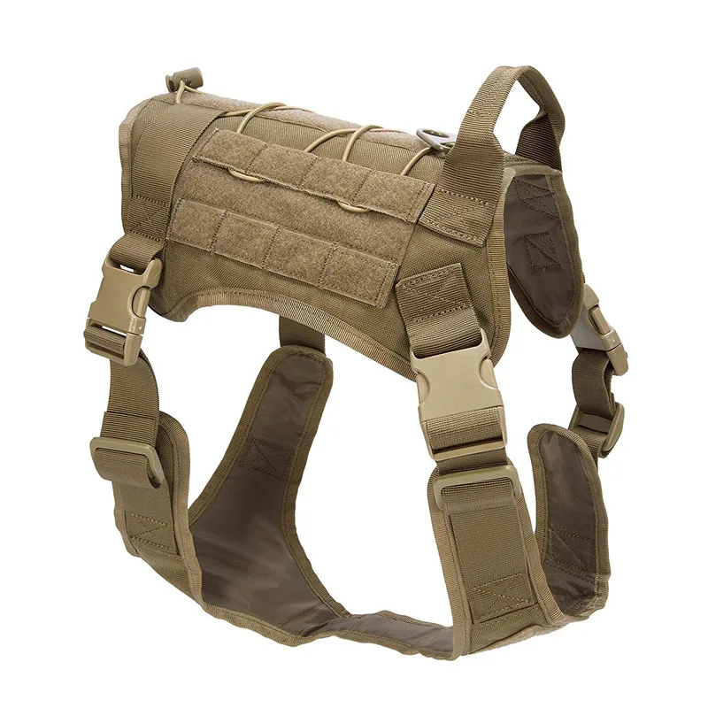 

Militar Tactical Dog Modular Harness Patrol Adjustable Training Service Dog Water-Resistant Molle Hunting Vest