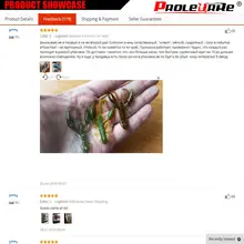 5Pcs Shrimp Scented Soft Baits for Fishing #2