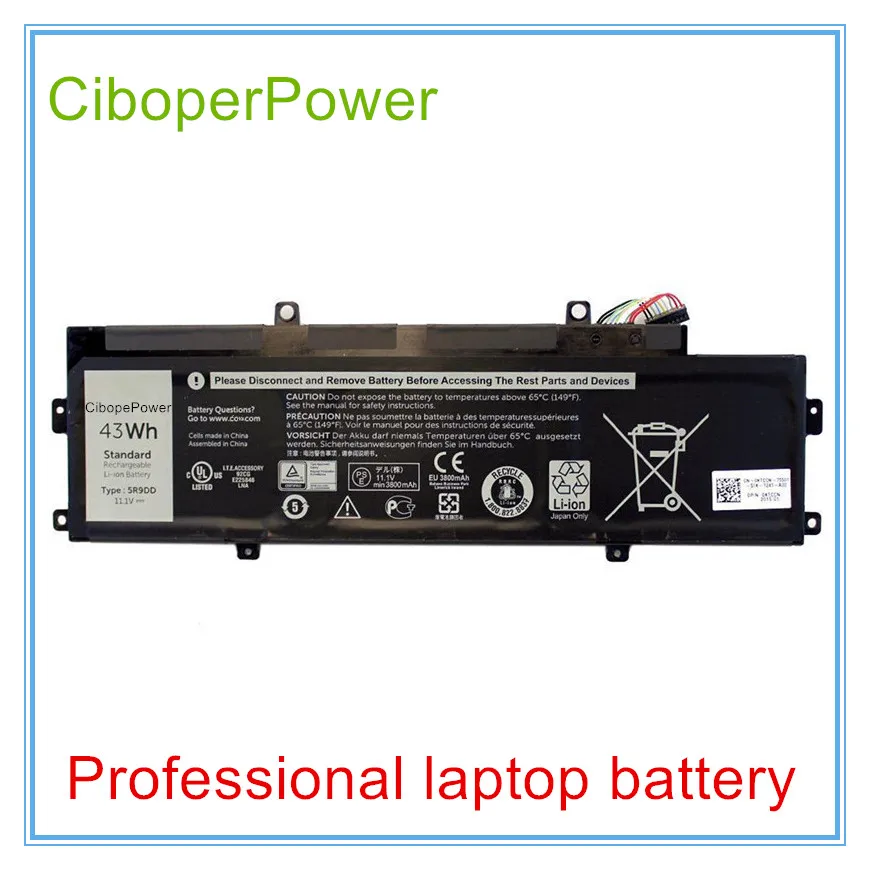 Original Laptop Battery for 5R9DD Built-in Battery for Chromebook 11 3120 P22T Series Laptop KTCCN