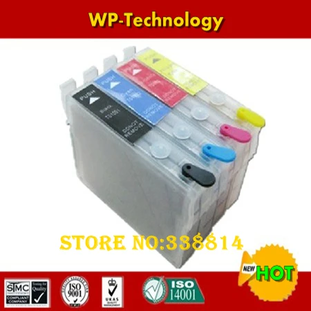 Full ink Refill cartridge suit for T1261 T1262 T1263 T1264,suit for Epson NX330/430,WF520/60/435/545/630/633/635 ,With ARC chips