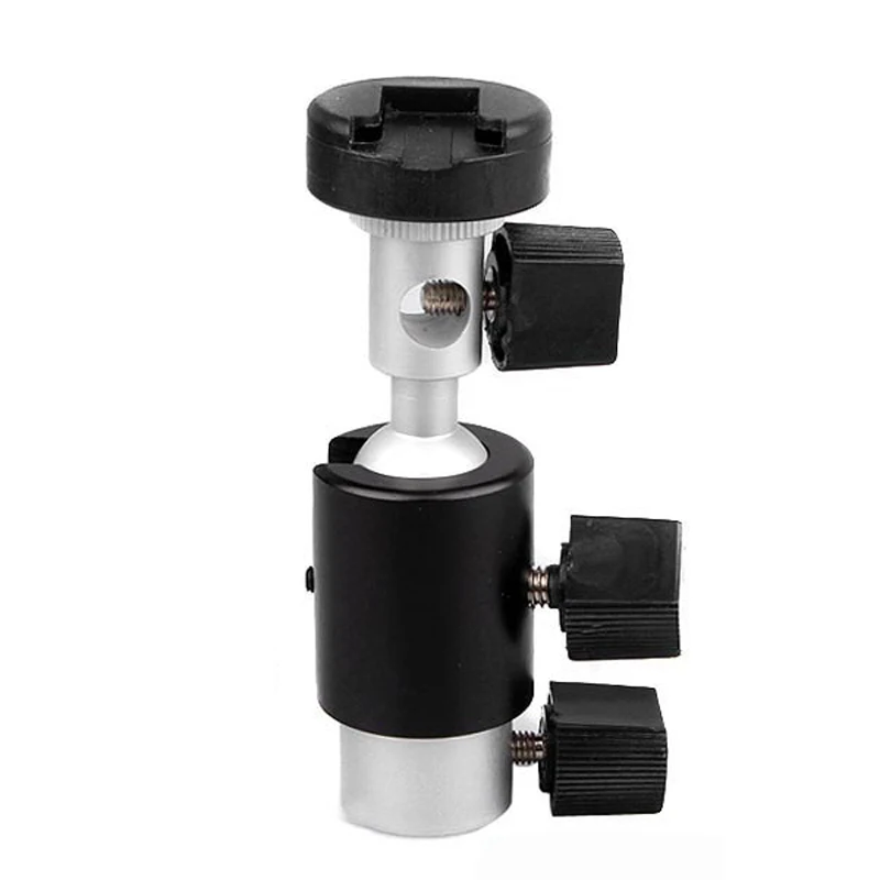 10pcs Type D Speedlite 360 Degree Swivel Ball Head Flash Hot Shoe Support Mount Light Stand Bracket Umbrella Holder