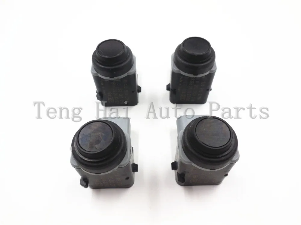 DPQPOKHYY PDC Parksensor Sensor 4PCS For VW Seat Skoda Porsche Ref.Nr.1J0919275B