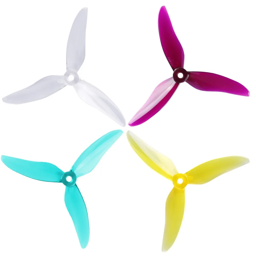 10CW 10CCW Gemfan Hurrica 51499 5inch tri-blade Propeller Props compatible F40 Pro/Xing 2207 2208 2306 Brushless motor for FPV