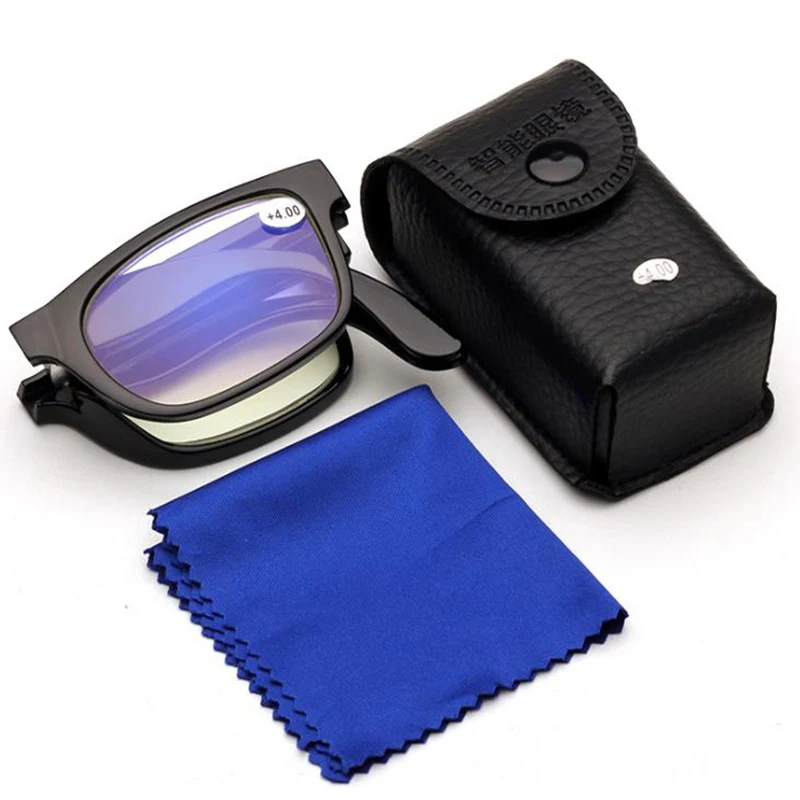 

Vision Glasses Magnifier Magnifying Eyewear Reading Glasses Portable Gift For Parents Presbyopic Magnification 100-400 Degree