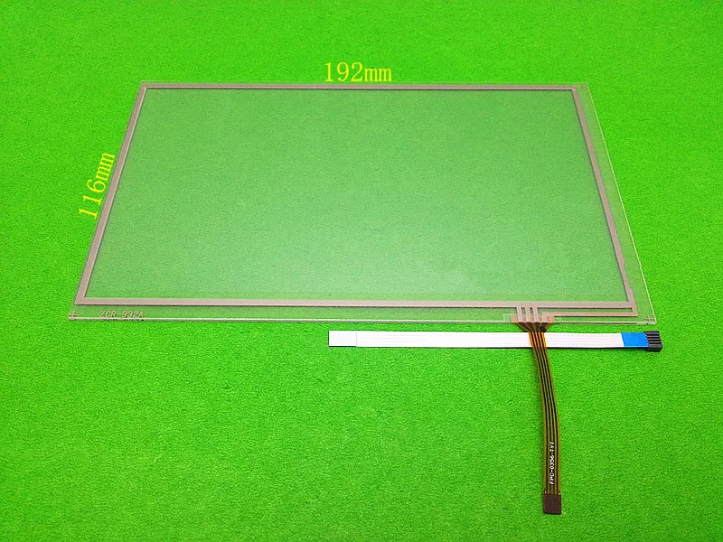 

Original New 8.0" inch 4 wire 192x116mm Resistive Touch Screen Panel 192*116mm touch screen digitizer panel free shipping