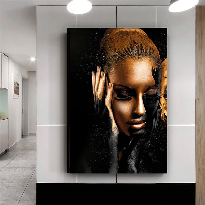 African Woman Oil Painting Canvas