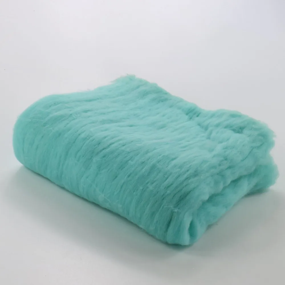 Photo Shoot 5PCS/Lot 100% Wool 50x50cm Newborn Baby Blanket Fluffy Infant Photography Props Basket Filler Stuffer for Studio