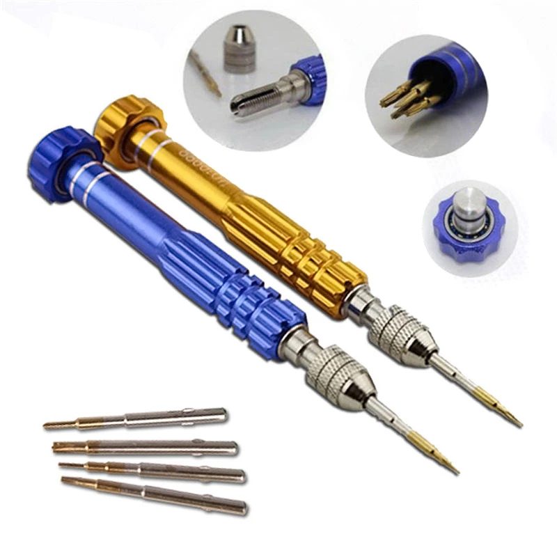 

1set 5 In 1 Pentalobe Disassemble Repair Open Tool Screwdriver Kit Set for iPhone