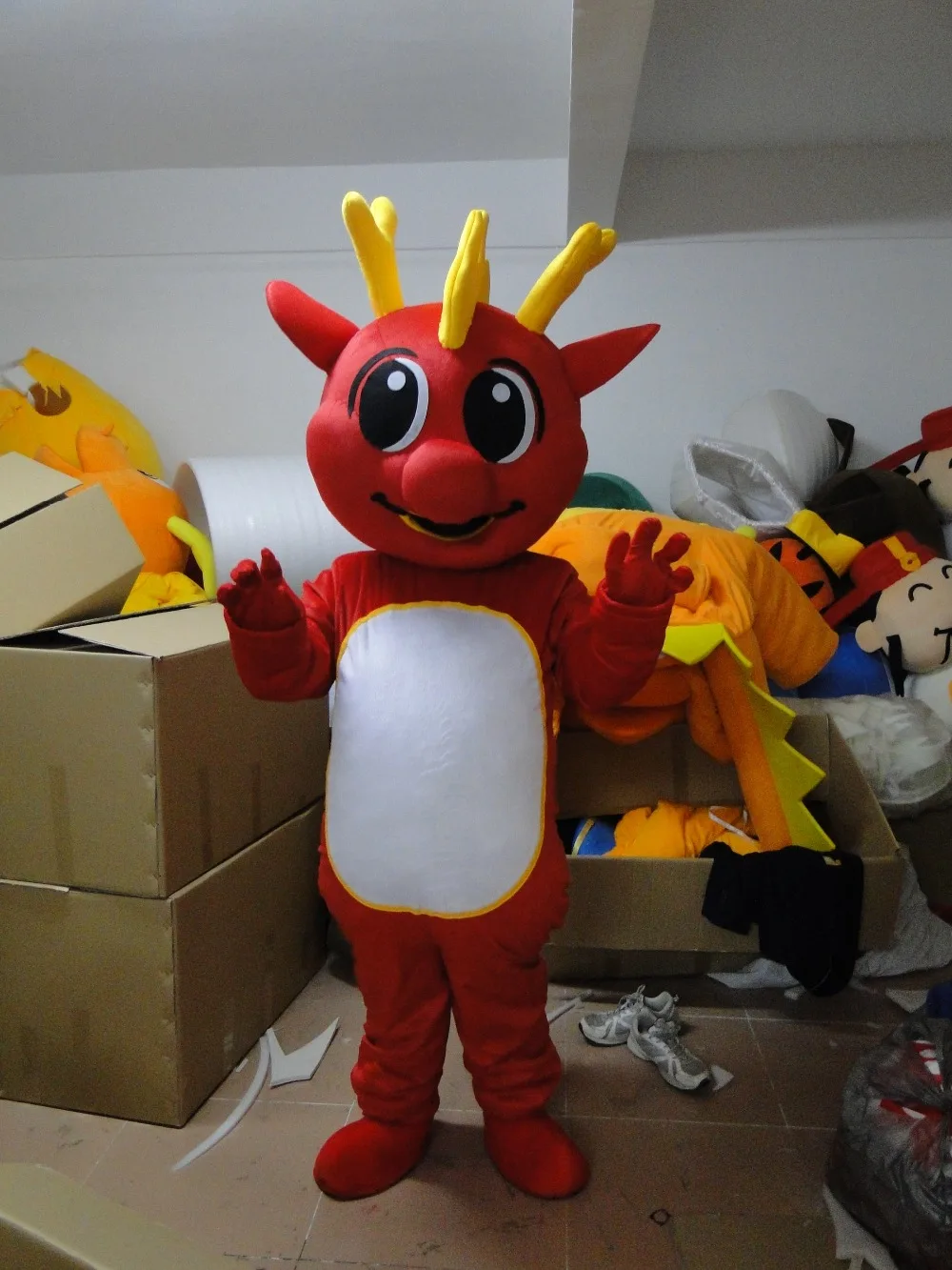 Sales, fast shipping, lowest price, high quality dragon mascot costume