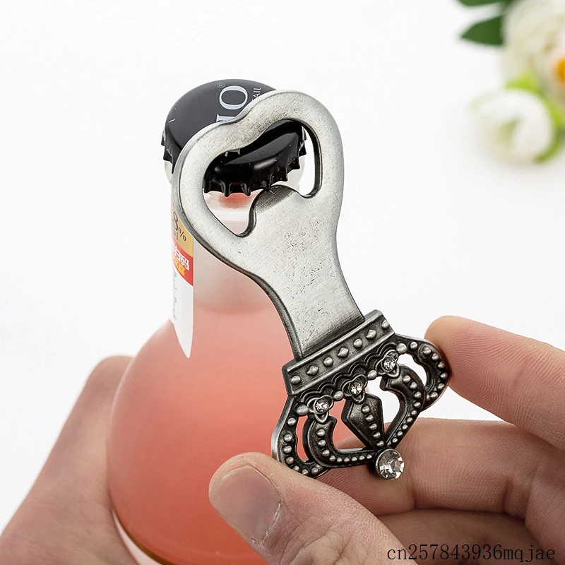 50pcs Crown Opener Beer Bottle Opener in Gift Box Drink Wine Beverage Openers Wedding Gift Giveaways