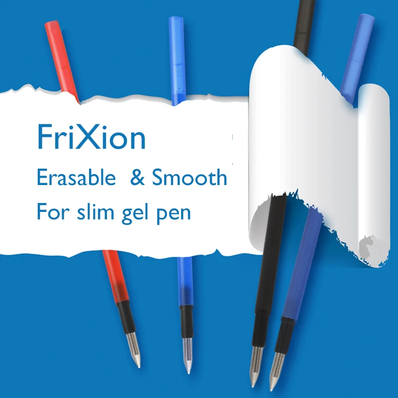 LifeMaster Pilot FriXion Ball Gel Multi Pen Refill 0.5 mm 0.38 mm 6 refills/lot (2 Packs) Black/Red/Blue/Green FBTRF30EF