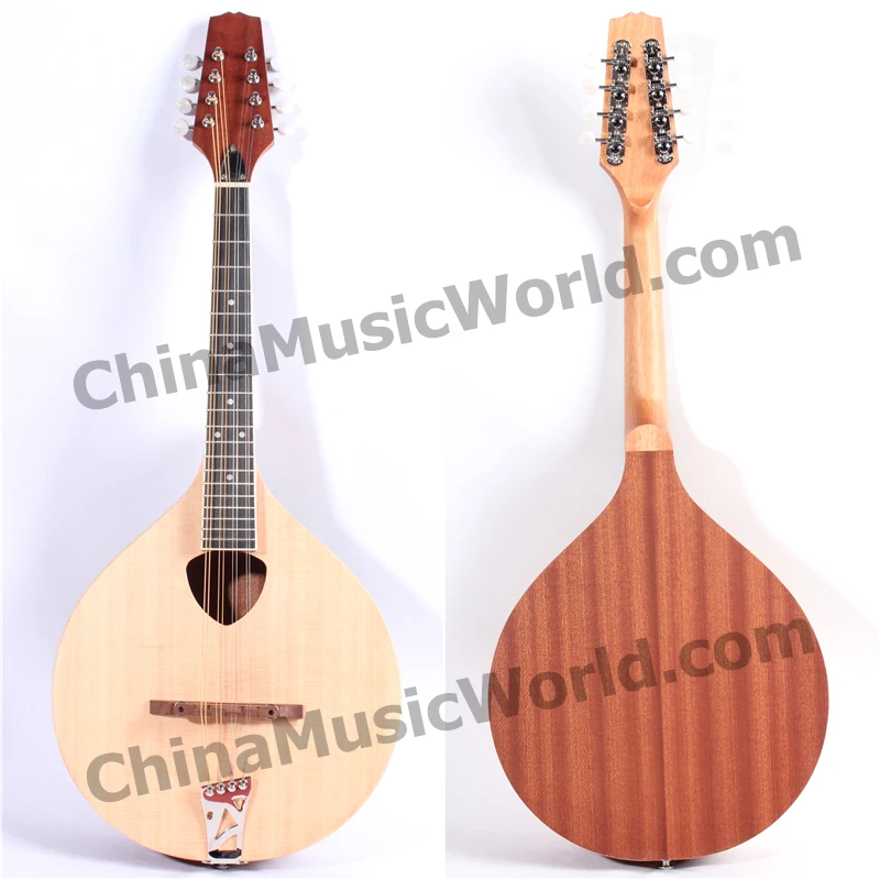 

Solid Spruce top / Sapele Back & Sides / Afanti Irish Bouzouki Mandolin (AMB-101)