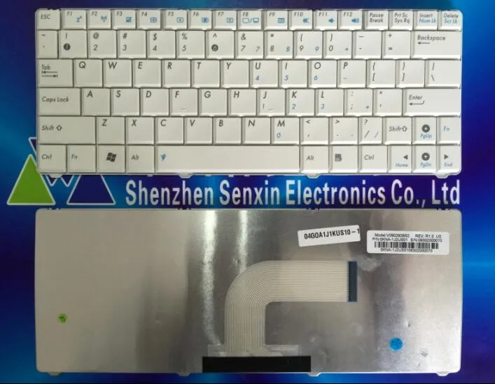 Free shipping United States  keyboard for ASUS Eee PC 1101HA 1101-HA 1101HAB white