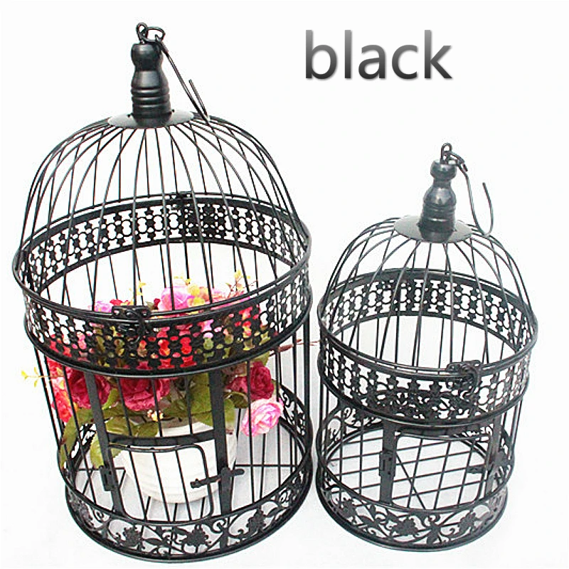 European Iron Bird Cage Wedding Decoration Flower Cage Ornaments Props Bird Cage Flower Rack Birdcage