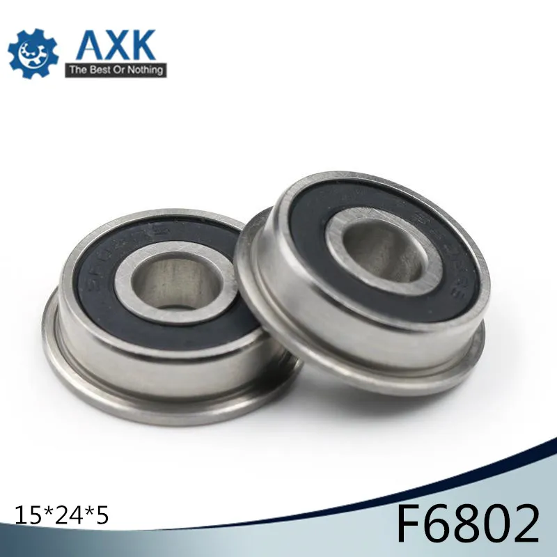 F6802 Hybrid Ceramic Bearing 15*24*5 mm ABEC-1 ( 1 PC) Industry Motor Spindle F6802HC Hybrids Si3N4 Ball Bearings 3NC F6802RS