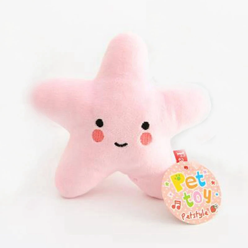 Plush Dogs Toys Starfish Clouds Tomatoes Shapes Fruits Vegetables Fashion Pets Sound Toys Cats