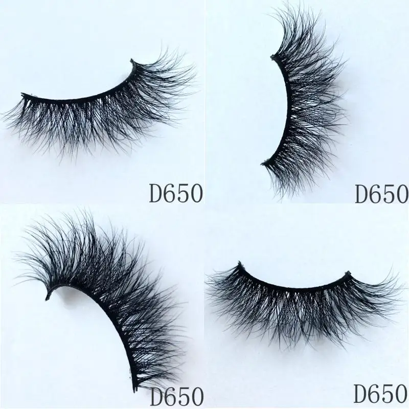 

IN USA Real Mink Hair Lashes Messy Fluffy Lash Soft Natural Eyelashes 1000Pair Long Crisscross Strip Makeup Beauty Eyelash