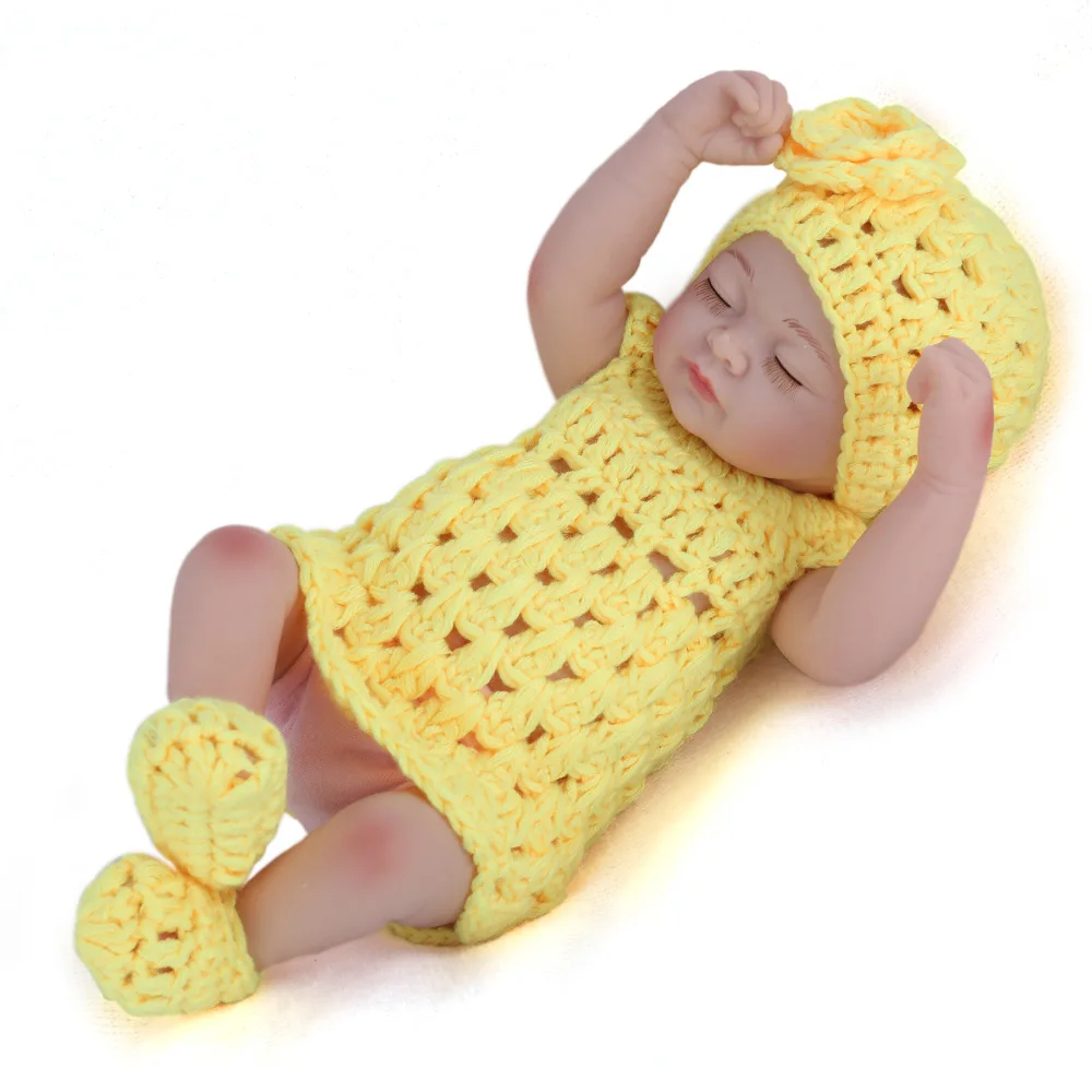 

30CM Silica gel doll Reborn Doll Toy For Kids Appease Accompany Sleep Cute Doll Christmas Toy play house Gift