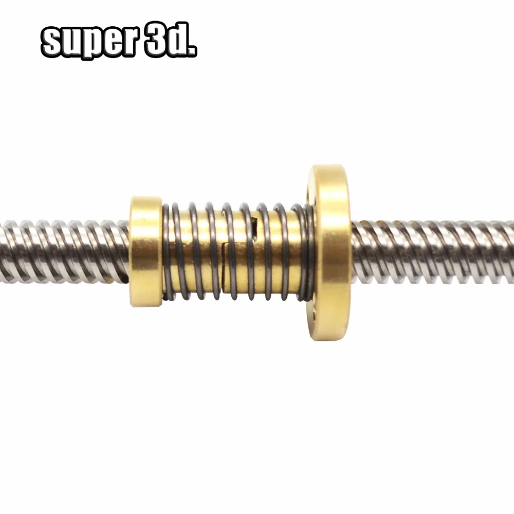 

3D Printer T8 Anti Backlash Nuts For Lead 2mm / 4mm / 8mm Acme Threaded Rod Eliminate the gap Spring Loaded DIY CNC Accessories