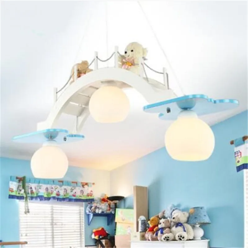 Children toy modern contracted pendant lights bedroom Bear lamp Lovely creative cartoon lamp Kids girl princess light ET46