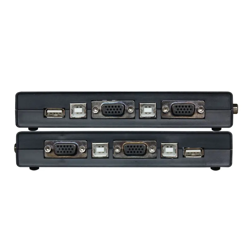 KVM-V4 4 Port KVM Switch USB 2.0 VGA Splitter Printer Mouse Keyboard Flashdisk Saham Switcher 1920*1440 VGA Switch kotak Adaptor