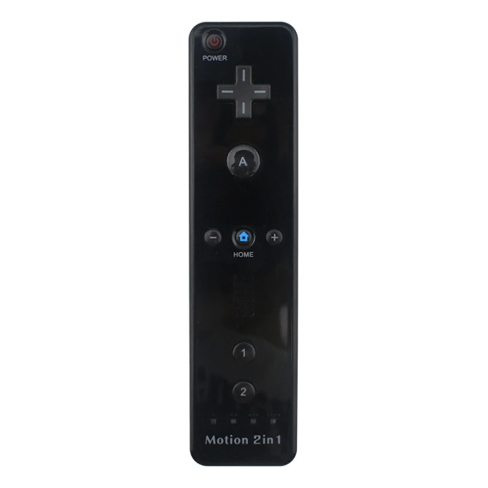 10pcs a lot 2 in 1 Built in Motion Plus Remote Controller Gamepad for Wii Console Game