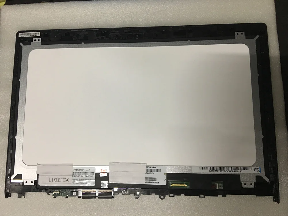 

15.6'' Laptop lcd display with touch NV156FHM-N42 NV156FHM-A13 For Lenovo Edge 2 15 lcd assembly 80QF0005US