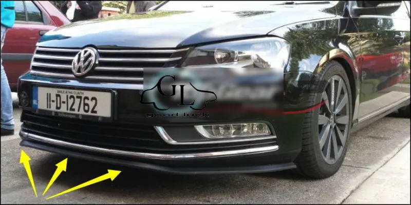 Bumper Lip Deflector For Volkswagen VW Passat Dasher Quantum Santana Corsar Magotan Carat Front Spoiler Skirt / Body Kit / Strip