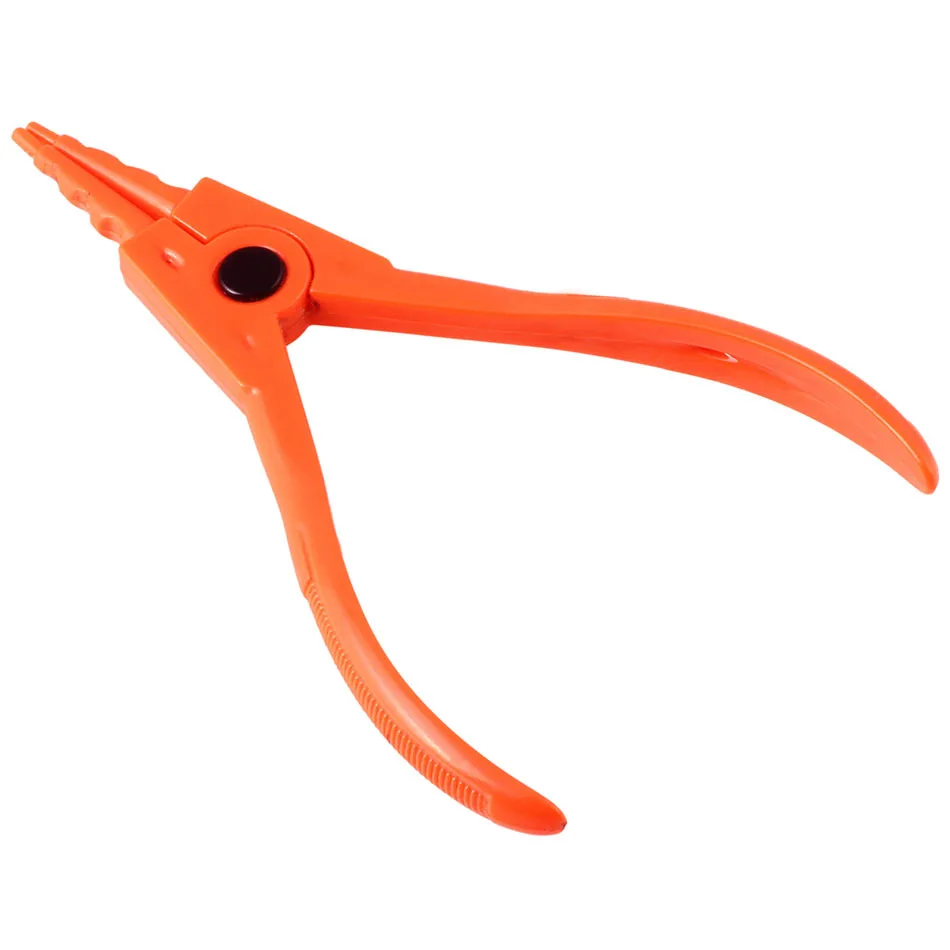 Alicates de apertura de perforación corporal acrílica para anillo de aro, cuenta cautiva para oreja, nariz, labio, ombligo, lengua, tabique, pinza