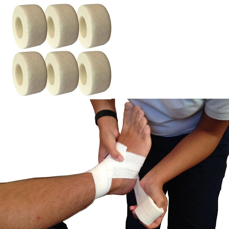 2 Stks/partij Zelfklevende Ehbo-kit Bandage Elastische Stretch Wrap Tape Hand Pols Vinger Duim Sport Thuis Nood 2.5cm * 4.5M