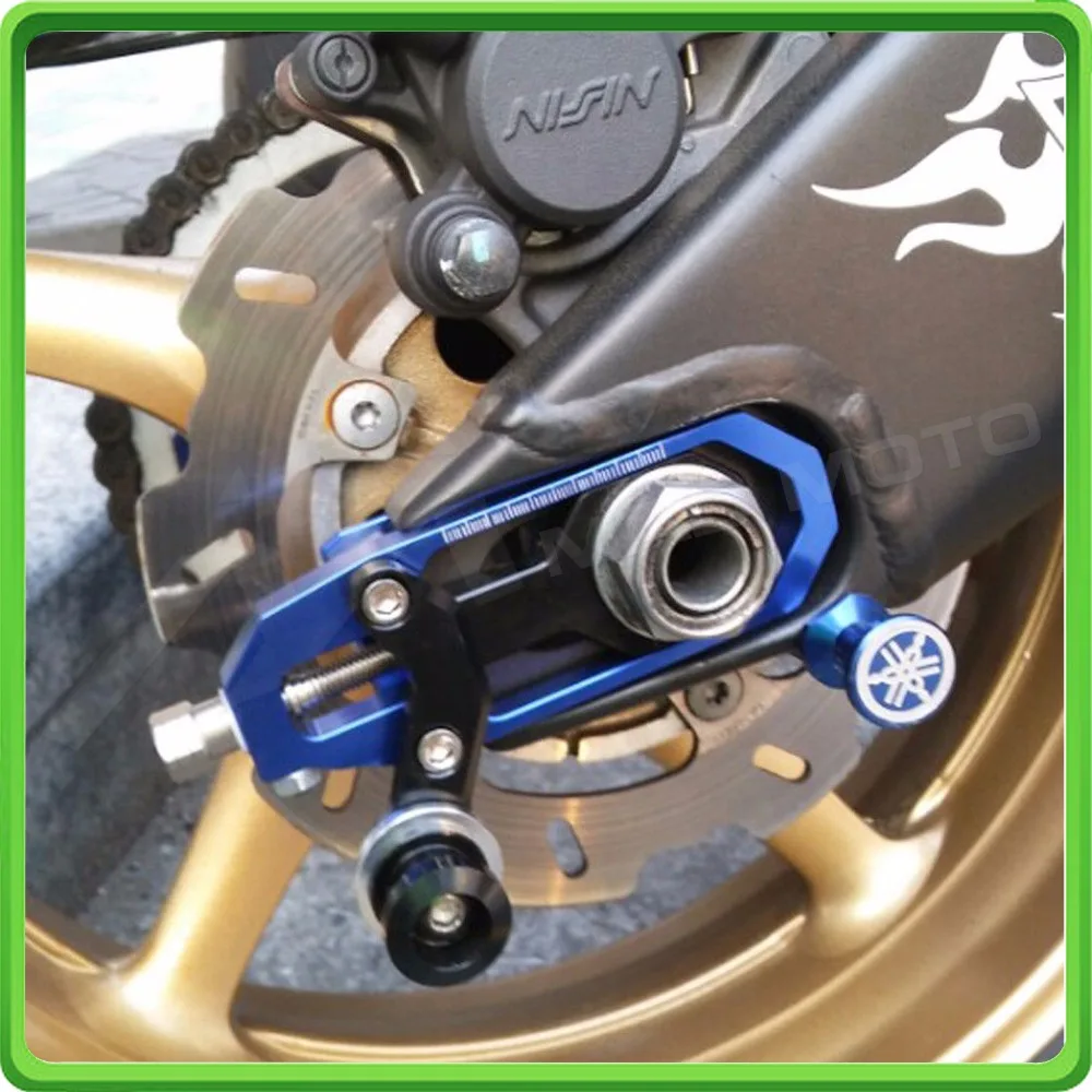 

Motorcycle Chain Tensioner Adjuster with spool fit for Honda CBR600RR 2011 2012 2013 2014 2015 2016 CBR 600 RR Blue & Black