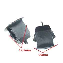 Car Trunk Lining Original Clogging Plastic Fastener Clip Black Clamp For Volvo S80 S80L S60 S40