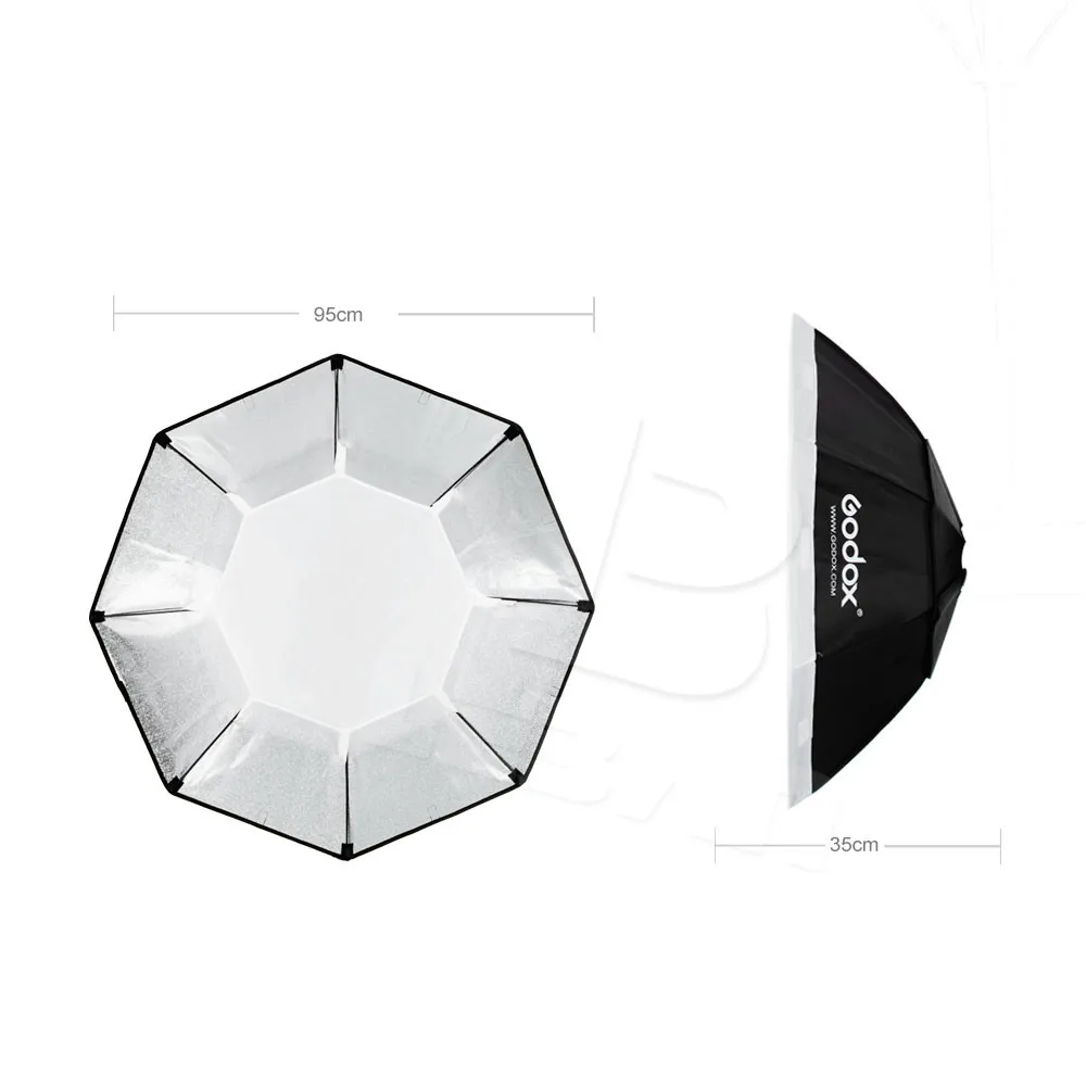 Godox 95cm 120cm 140cm Octagon Softbox Flash Speedlite Studio Photo Light Soft Box with Bowens mount MS200 MS300 SK400II QT600II