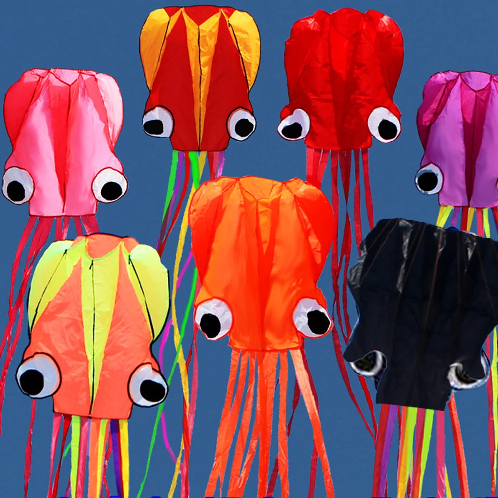 Large Mollusc Octopus With Long Colorful Tail For Children Adults Outdoor Game Activities Beach Trip Great Gift To Kids 400*80cm