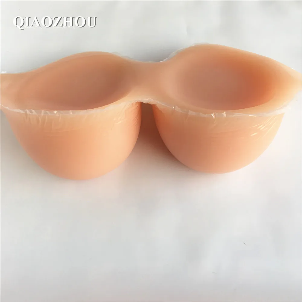 

1800g/pair F cup size large wearable artificial silicone breast form with strap for drag queen dress